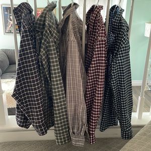 EUC Bundle of 5 RedHead long sleeve button down shirts excellent used condition